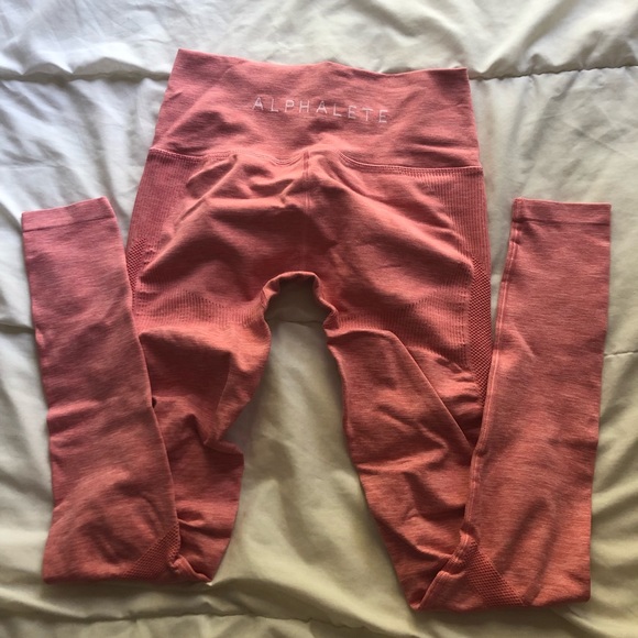 Alphalete Pink Aero Leggings - Picture 2 of 3